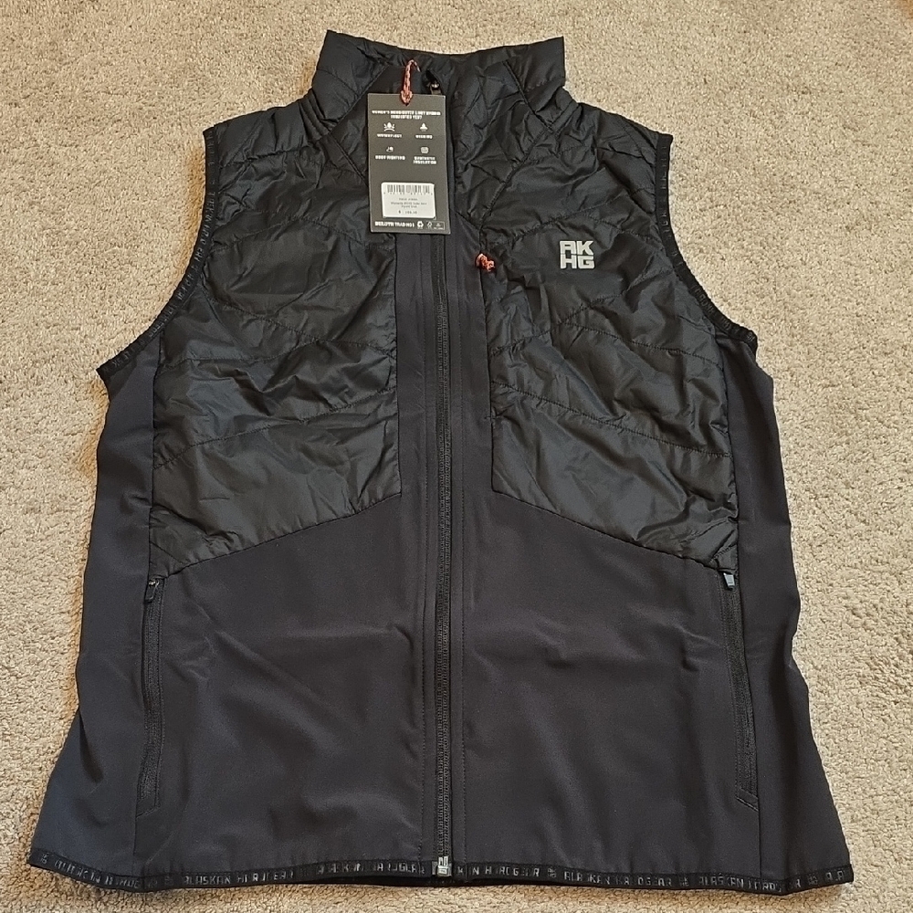 Duluth Trading Co AKHG Gray Quilted Vest